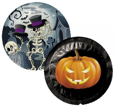 EXS Halloween Condooms - 4 Ronde Folies