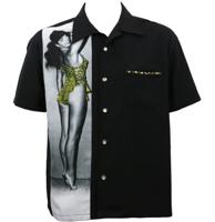 Bettie Page Untamed Single Panel Shirt Black-XL (LP)
