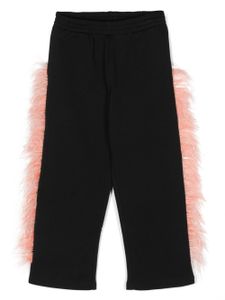 Andorine legging à détails de plumes - Noir