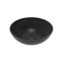Waskom BWS Veroni Per Solid Surface 42x42x14 cm Zwart Boss & Wessing