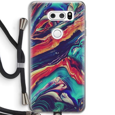 Chameleon Sun: LG V30 Transparant Hoesje met koord