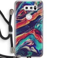 Chameleon Sun: LG V30 Transparant Hoesje met koord