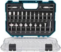 Makita Accessoires d-74778 | frezenset | 8mm | 22-delig | in kunststof koffer - d-74778