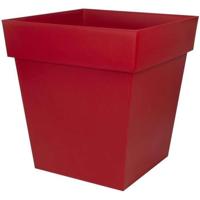 EDA Toscane vierkante pot - 50 cm - 87 L - Rood