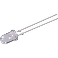 Vishay TLHB 5800 Bedrade LED Blauw Rond 5 mm 380 mcd 4 ° 20 mA 3.9 V - thumbnail