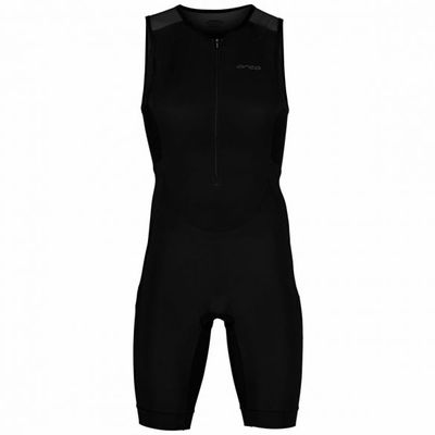 Orca Athlex race trisuit mouwloos zwart/zilver heren S Orca Athlex race trisuit mouwloos zwart/zilver heren S