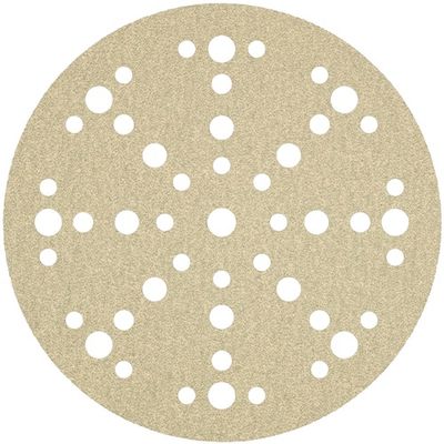 Klingspor Schuurpad met klitbevestiging | GLS 51 150 mm korreling 100 | voor lak korund | Gatenaantal 8 + 8 + 1 | 100 stuks - 301926 301926