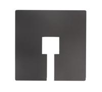 Highlight AfdekplaatjeCentral 10x10 - zwart - O1015.01