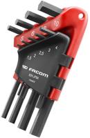 Facom jp haakse inbussleutels 6-kant in houder, metrische maten - 82h.jp9a