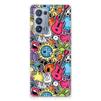 OPPO Reno 6 Pro Plus 5G | Sillicone Back Cover | Punk Rock OPPO Reno 6 Pro Plus 5G | Sillicone Back Cover | Punk Rock