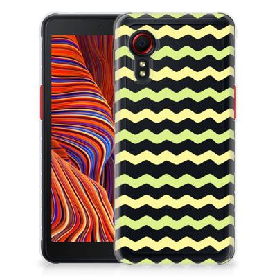 Samsung Galaxy Xcover 5 | TPU bumper | Waves Yellow