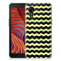Samsung Galaxy Xcover 5 | TPU bumper | Waves Yellow