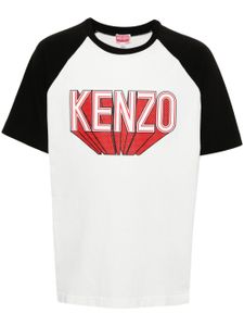 Kenzo t-shirt en coton à logo imprimé - Blanc