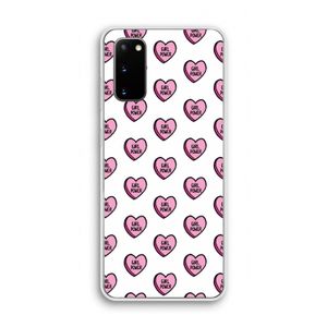 GIRL POWER: Samsung Galaxy S20 Transparant Hoesje