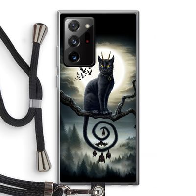 Moonlight Companions: Samsung Galaxy Note 20 Ultra / Note 20 Ultra 5G Transparant Hoesje met koord
