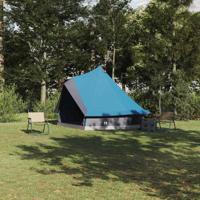 Familie Tipi Tent met dak Blauw en Grijs 400 x 346 x 250 cm