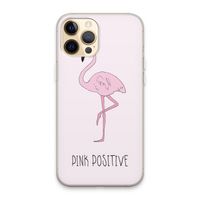 Pink positive: iPhone 13 Pro Max Transparant Hoesje