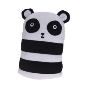 H&amp;S Collection Deurstopper - panda - 15 x 9 x 20 cm - polyester - dieren thema deurstoppers   -