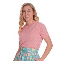 Banned Gardina Jumper Top Pink-M