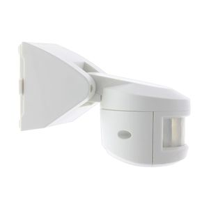 Bewegingsmelder LED Opbouw wit IP55 voor aan de wand of plafond Watcher 150 870050 Klemko
