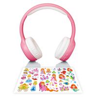 Lenco HPB-110PK Headset Bedraad en draadloos Hoofdband Micro-USB Bluetooth Roze