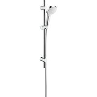 Hansgrohe MySelect glijstangset m. handdouche 65 cm, Ø11cm m. 3 straalsoorten m. doucheslang en verstelbare wandsteun chroom 26751400
