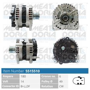 Meat Doria Alternator/Dynamo 5515510