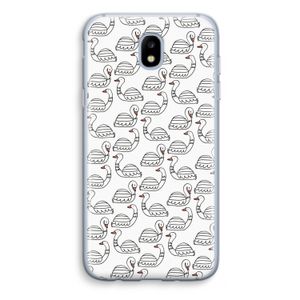 Zwanen: Samsung Galaxy J5 (2017) Transparant Hoesje