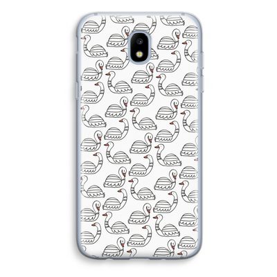 Zwanen: Samsung Galaxy J5 (2017) Transparant Hoesje
