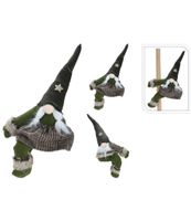 Gnome Curtain Holder 2Ass Gree - Nampook