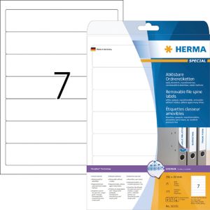 HERMA 10155 printeretiket Wit Zelfklevend printerlabel