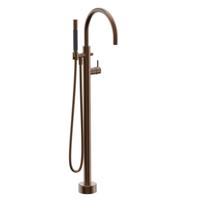 Vrijstaande badkraan Xenz Duero | Hoogte uitloop 84.5 cm | Draaibare uitloop | Mengkraan | Oud Koper Vrijstaande badkraan Xenz Duero | Hoogte uitloop 84.5 cm | Draaibare uitloop | Mengkraan | Oud Koper