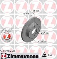 Remschijf Coat Z 500230420