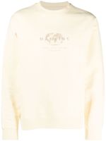 Martine Rose sweat en coton à logo brodé - Jaune