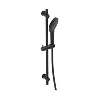 Glijstangset MAY Met 3-Standen Handdouche, Doucheslang en Glijstang 70 cm Mat Zwart PED Glijstangset MAY Met 3-Standen Handdouche, Doucheslang en Glijstang 70 cm Mat Zwart PED
