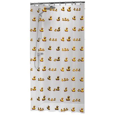 Douchegordijn Sealskin PEVA Duckling 180x200 Geel