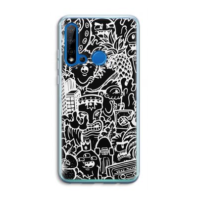 Vexx Black Mixtape: Huawei P20 Lite (2019) Transparant Hoesje