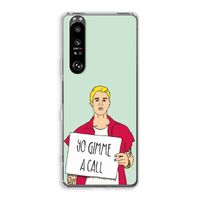 Gimme a call: Sony Xperia 1 III Transparant Hoesje