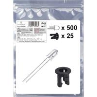 Quadrios 25O228 LED-assortiment Wit Rond 5 mm 15000 mcd 20 mA 3.0 V