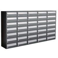 Allux Hive Set 5-Breed, 7-Hoog Antraciet - 40030065_5x7