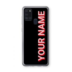 Namecase: Samsung Galaxy A21s Transparant Hoesje