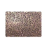 Tafel placemats/onderleggers - panterprint brons - 30 x 45 cm