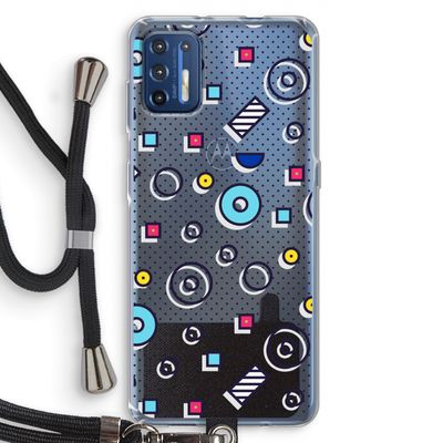 8-bit N°9: Motorola Moto G9 Plus Transparant Hoesje met koord