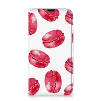 iPhone 13 Flip Style Cover Pink Macarons - thumbnail