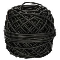 Bindbuis/touw 3 mm x 47 meter zwart   -