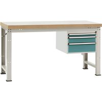 Manuflex WP5412.5021 Werkbank (b x h x d) 1500 x 800 x 700 mm Waterblauw - thumbnail