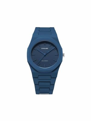 D1 Milano montre Polycarbon Navy Blue 40.5 mm - Bleu