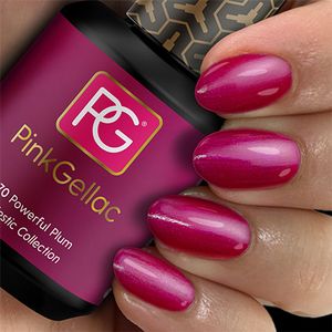 Pink Gellac Gel Nagellak Kleur 170 Powerful Plum