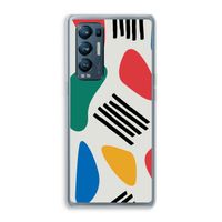 Illustratieve pop 1: Oppo Find X3 Neo Transparant Hoesje Illustratieve pop 1: Oppo Find X3 Neo Transparant Hoesje