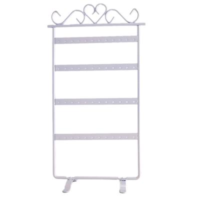 Oorbellen ketting sieraden stand houder display rack (wit)